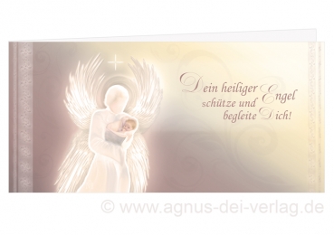 Doppelkarte 009 "Dein heiliger Engel schütze Dich"