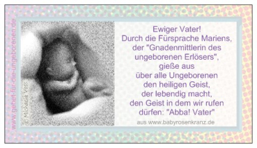 10 Minikarten 044 "Ewiger Vater!"