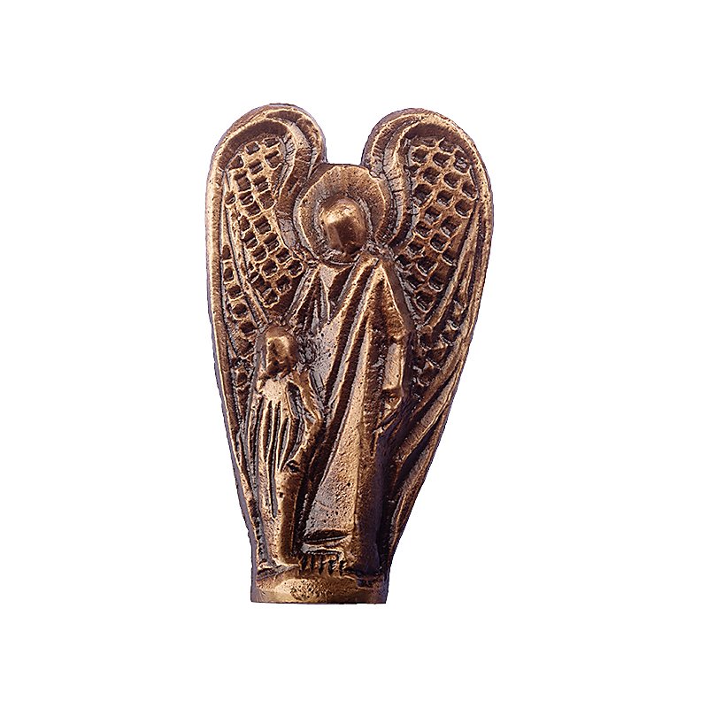 5,5cm Engel aus Bronze Handschmeichler MaMeMi Schutzengel 