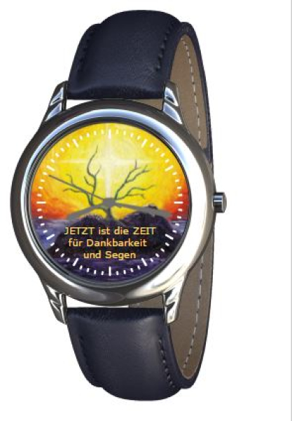 Design-Armbanduhr "Dank und Segen"