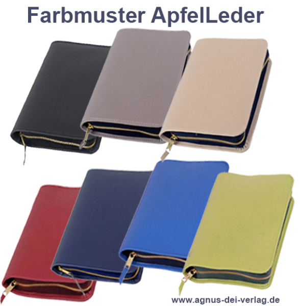 Brev.Hülle - APFELLEDER GENARBT (4 Formate +konfigurierbar)